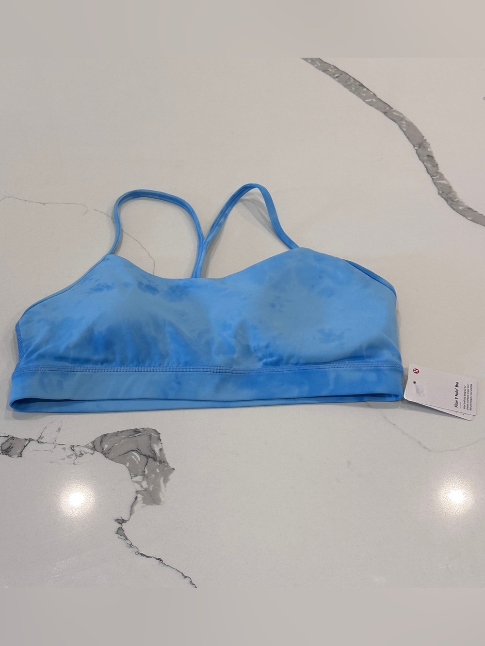Lululemon Smoothie Wash Blueberry Nulu Flow Y Bra A/C NWT